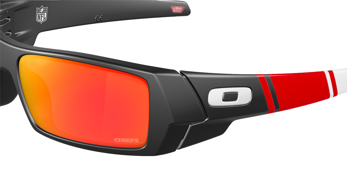 OAKLEY OO9014 Kansas City Chiefs Gascan® 901470 60 - Matte Black / Prizm Ruby Mirrored #id:oo9014901470_s:100125