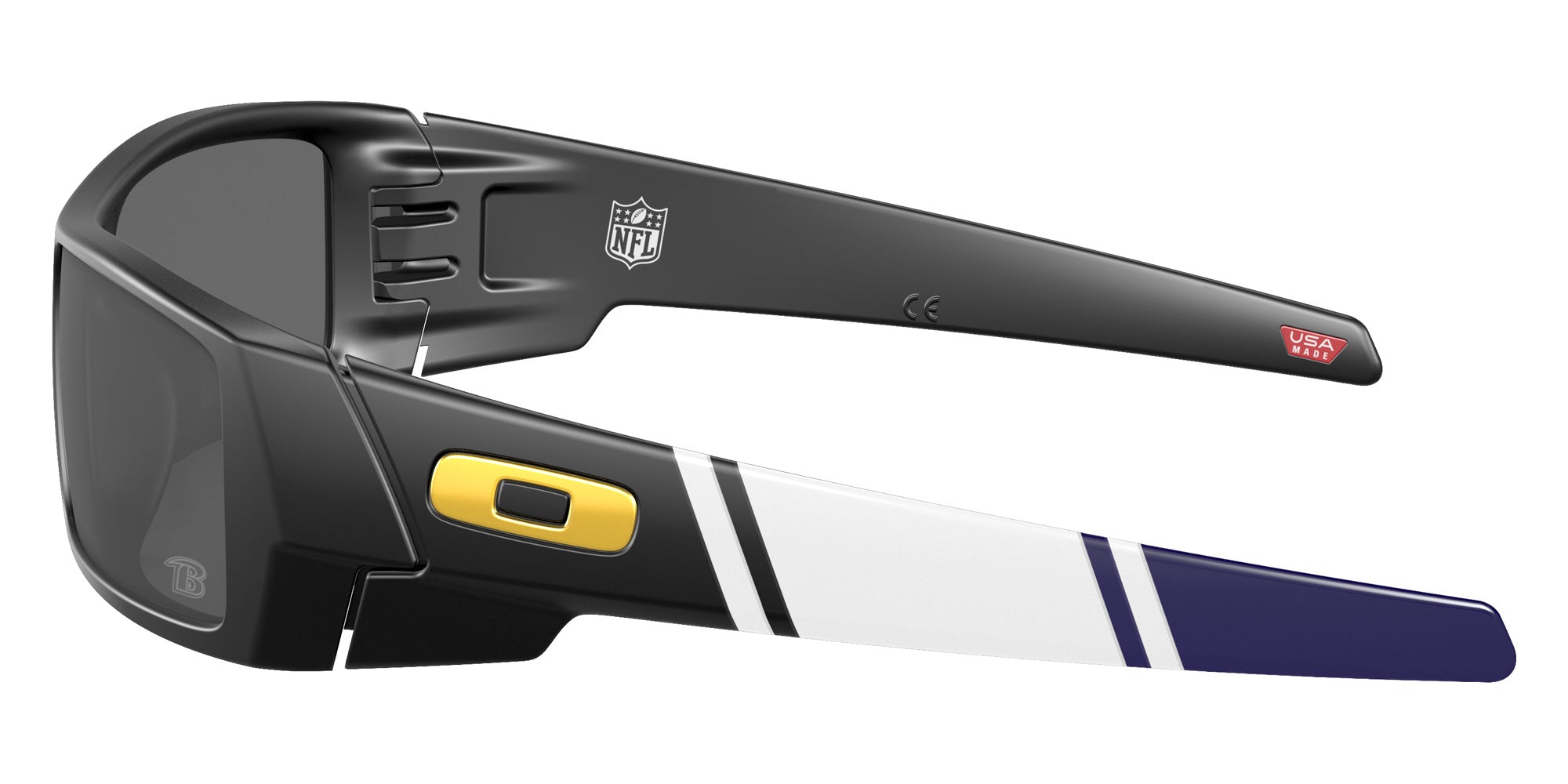 OAKLEY OO9014 Baltimore Ravens Gascan® 901482 60 - Matte Black / Prizm Black Mirrored #id:oo9014901482_s:100110