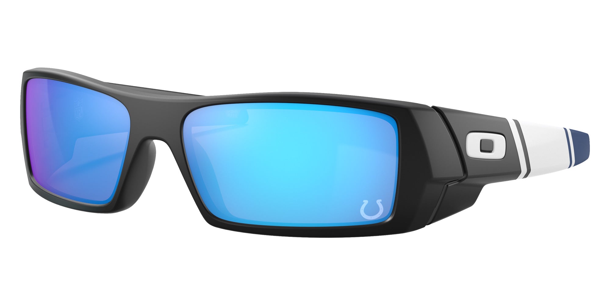 OAKLEY OO9014 Indianapolis Colts Gascan® 9014A1 60 - Matte Black / Prizm Sapphire Mirrored #id:oo90149014a1_s:100105