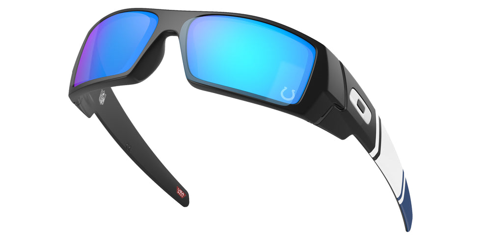 OAKLEY OO9014 Indianapolis Colts Gascan® 9014A1 60 - Matte Black / Prizm Sapphire Mirrored #id:oo90149014a1_s:100120