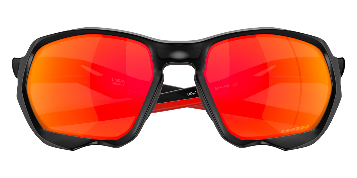 OAKLEY OO9019A Plazma (Low Bridge Fit) 901917 59 - Matte Black Ink / Prizm Ruby Mirrored #id:oo9019a901917_s:102135