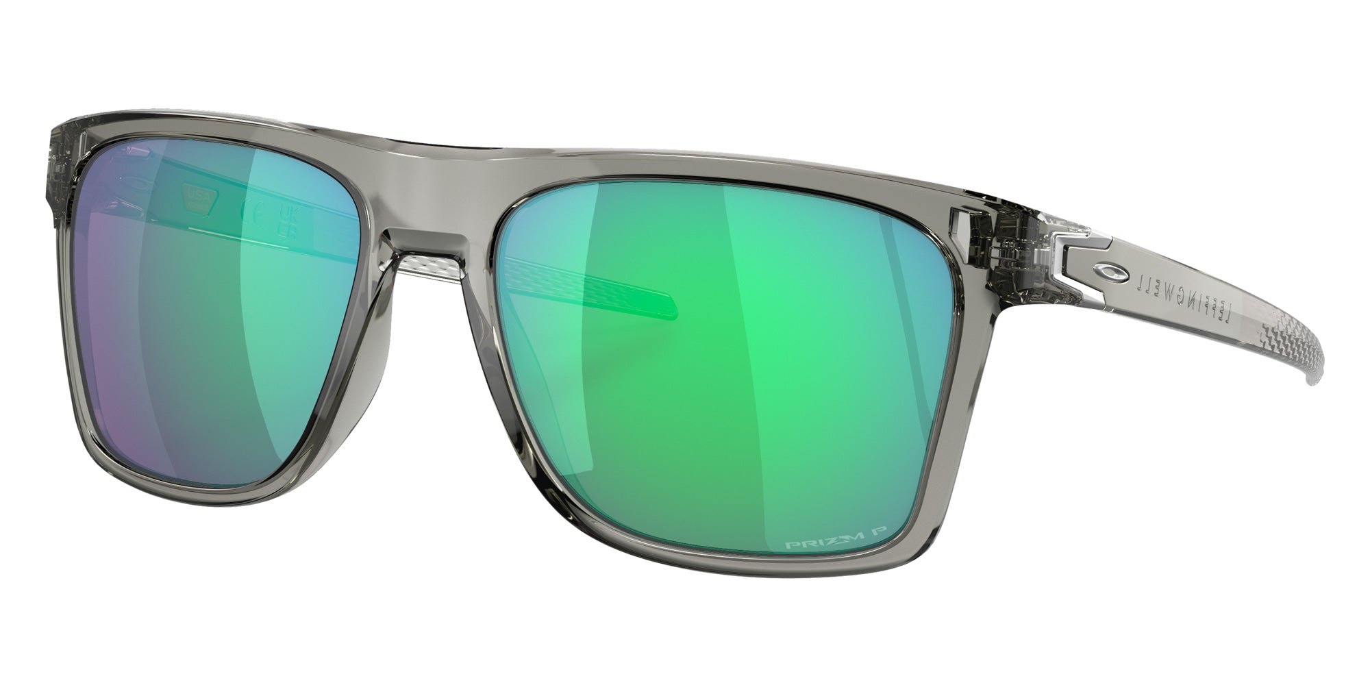 OAKLEY OO9100 Leffingwell 910010 57 - Gray Ink / Prizm Jade Polarized Mirrored #id:oo9100910010_s:100105