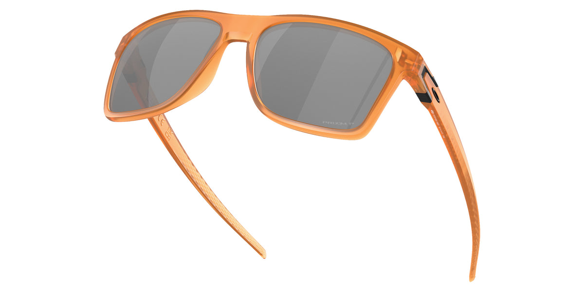 OAKLEY OO9100 Leffingwell Coalesce Collection 910019 57 - Matte Transparent Ginger / Prizm Black Polarized Mirrored #id:oo9100910019_s:100120