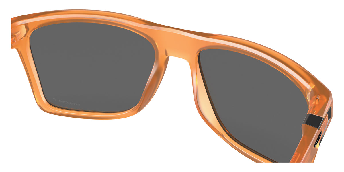 OAKLEY OO9100 Leffingwell Coalesce Collection 910019 57 - Matte Transparent Ginger / Prizm Black Polarized Mirrored #id:oo9100910019_s:100130