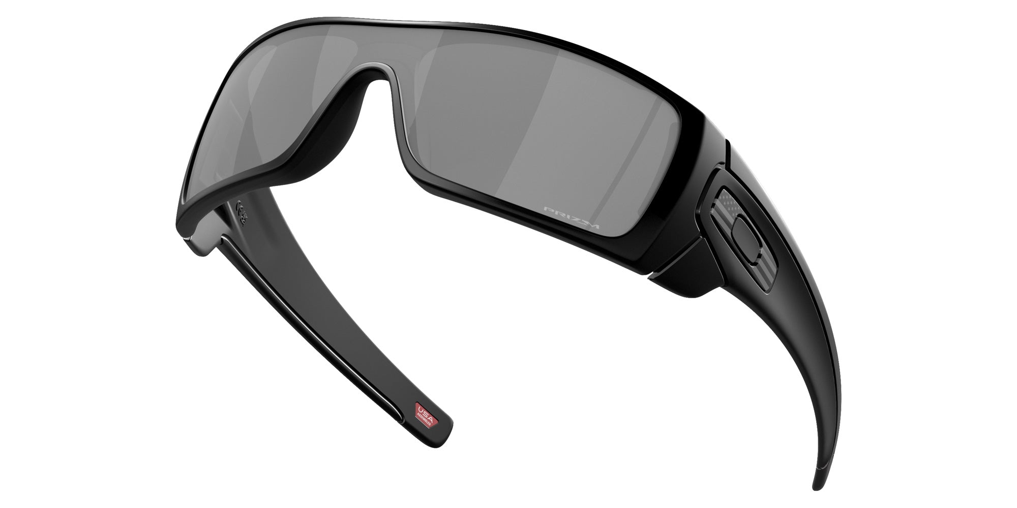 OAKLEY OO9101 Standard Issue Batwolf�� USA Flag 910160 127 - Matte Black / Prizm Black Mirrored #id:oo9101910160_s:100125