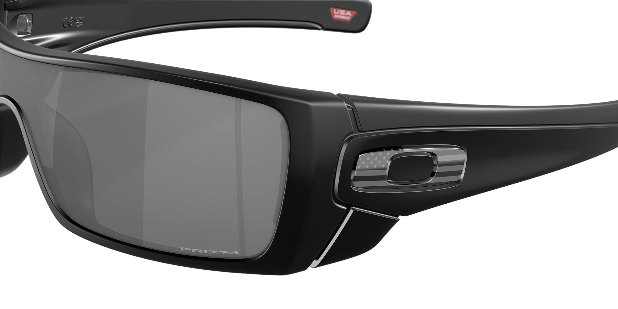OAKLEY OO9101 Standard Issue Batwolf�� USA Flag 910160 127 - Matte Black / Prizm Black Mirrored #id:oo9101910160_s:100130