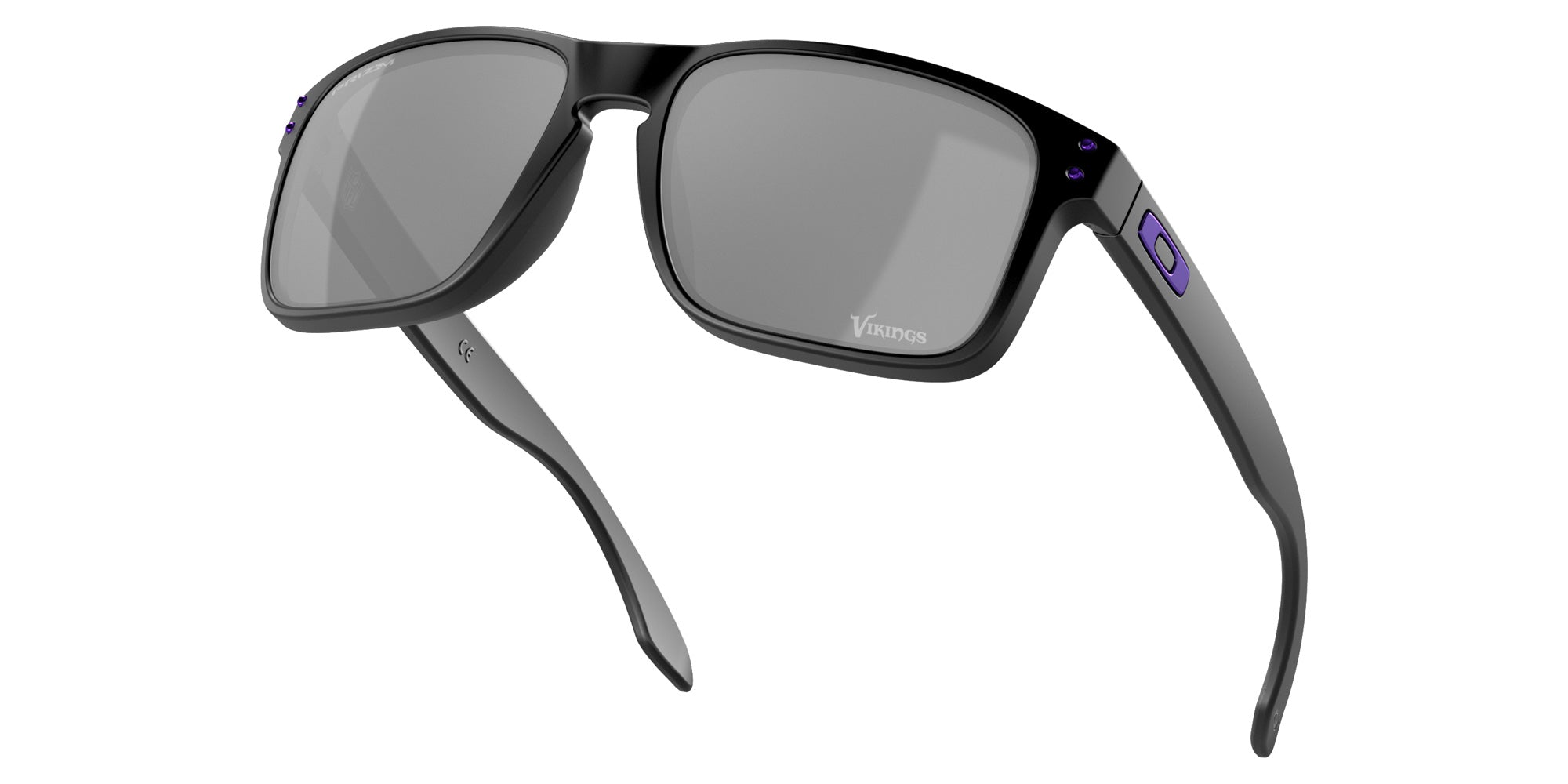 OAKLEY OO9102 Minnesota Vikings Holbrook™ 9102M9 55 - Matte Black / Prizm Black Mirrored #id:oo91029102m9_s:100120