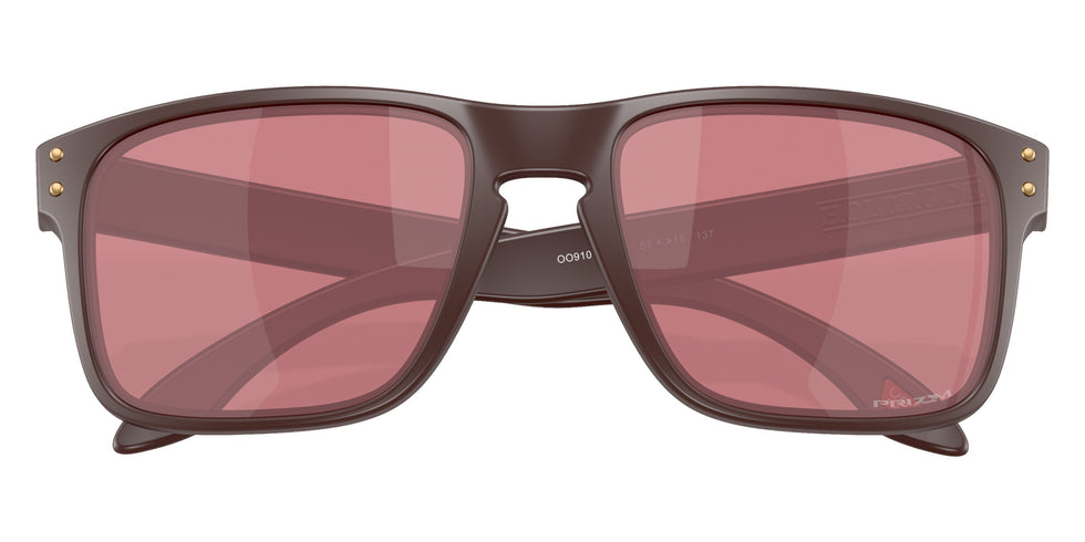 OAKLEY OO9102 Holbrook��� 9102Z2 55 - Matte Grenache / Prizm Dark Golf Mirrored #id:oo91029102z2_s:102120