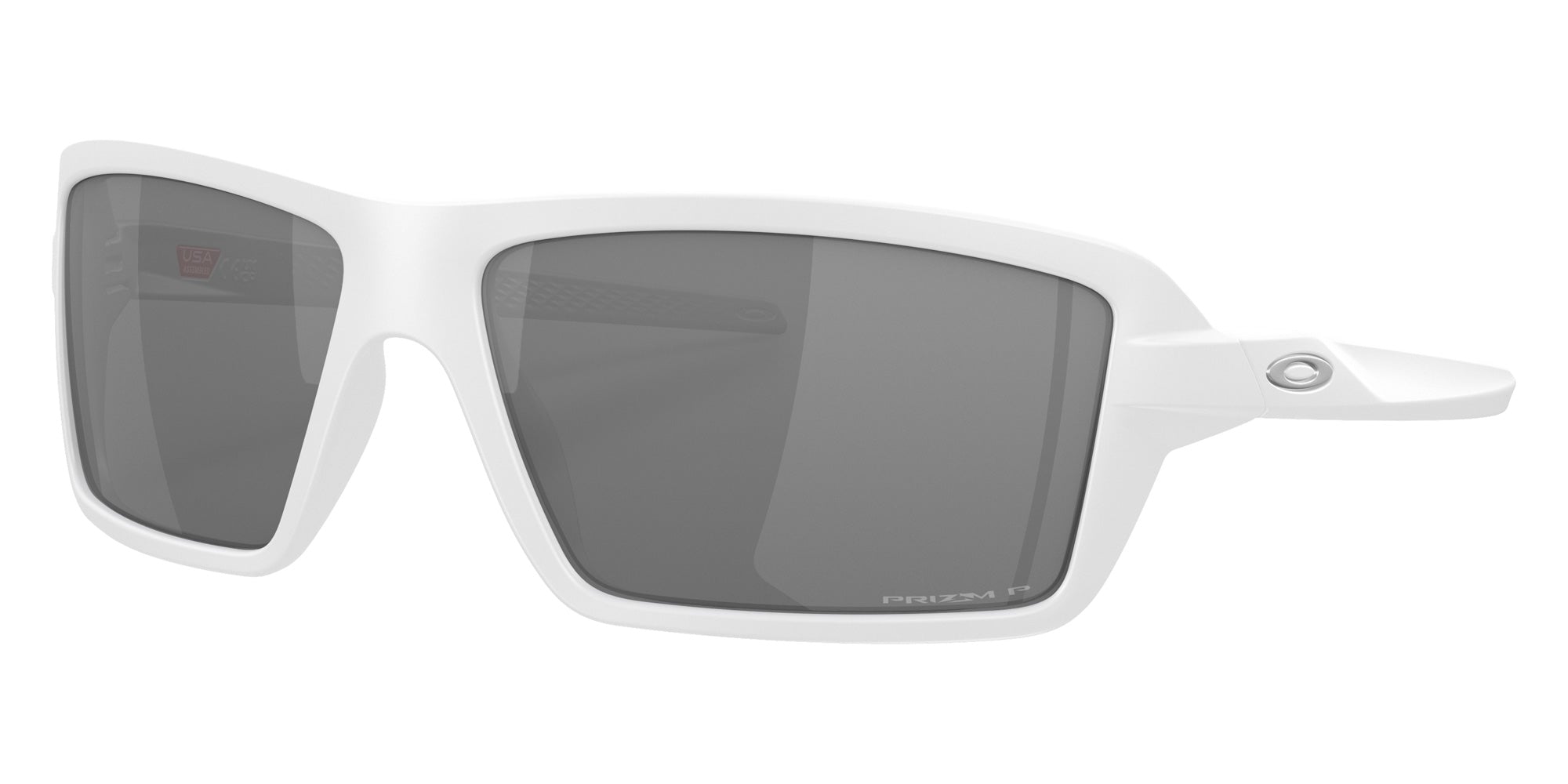 OAKLEY OO9129 Cables 912914 63 - Matte White / Prizm Black Polarized Mirrored #id:oo9129912914_s:102105