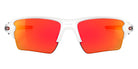 OAKLEY OO9188 Flak® 2.0 XL Team Colors 918893 59 - Polished White / Prizm Ruby Mirrored #id:oo9188918893_s:102100