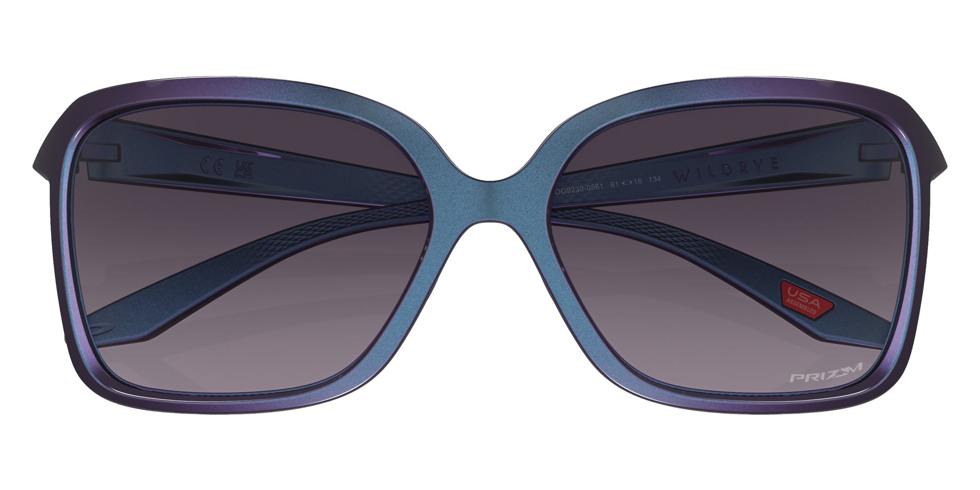 OAKLEY OO9230 Wildrye 923006 61 - Matte Cyan/Purple Colorshift / Prizm Gray Gradient #id:oo9230923006_s:100135