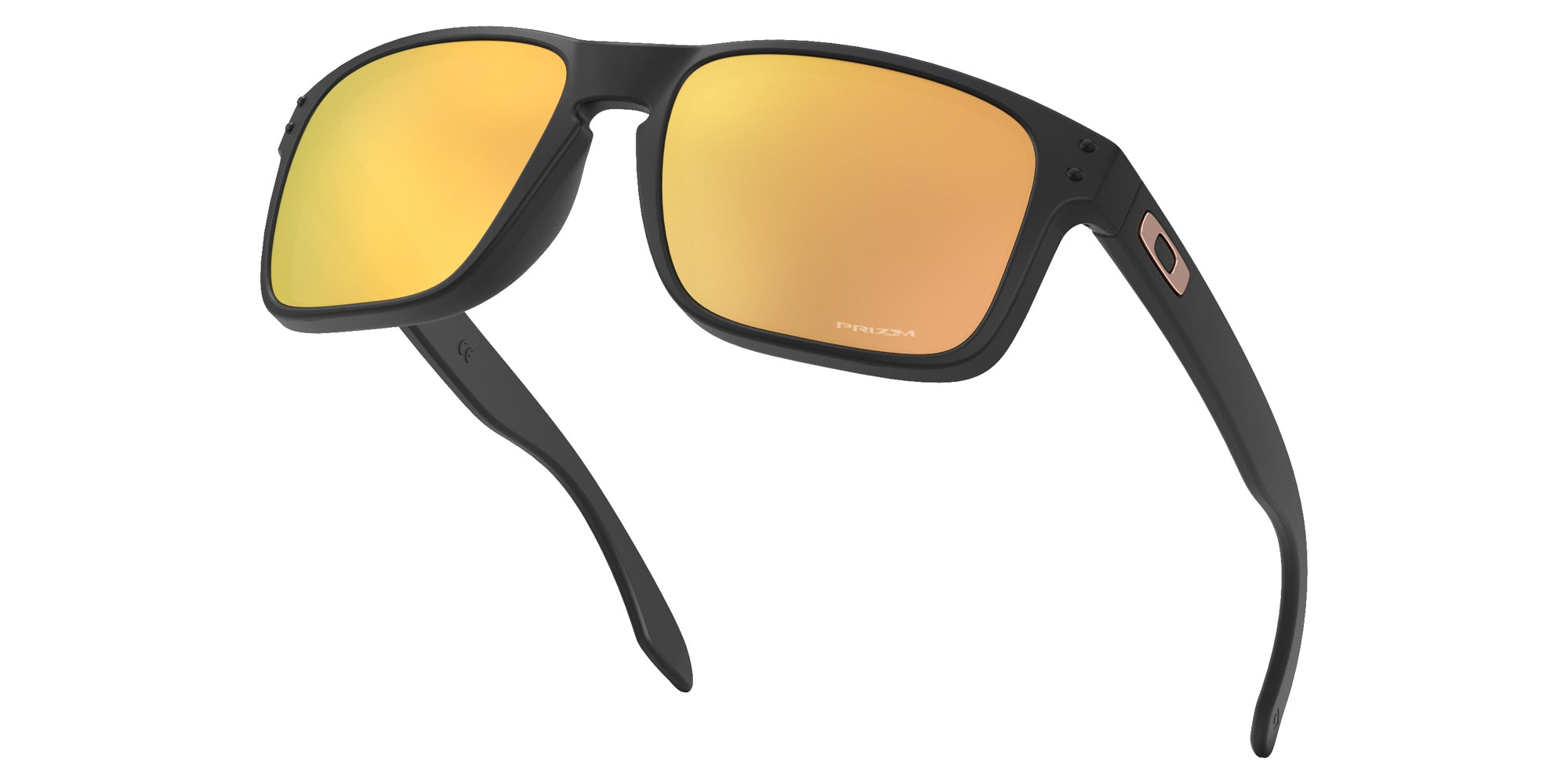 OAKLEY OO9244 Holbrook��� (Low Bridge Fit) 924449 56 - Matte Black / Prizm Rose Gold Mirrored #id:oo9244924449_s:100120