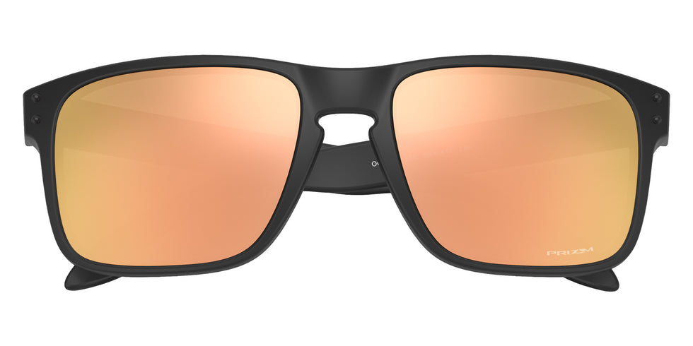 OAKLEY OO9244 Holbrook��� (Low Bridge Fit) 924449 56 - Matte Black / Prizm Rose Gold Mirrored #id:oo9244924449_s:100125