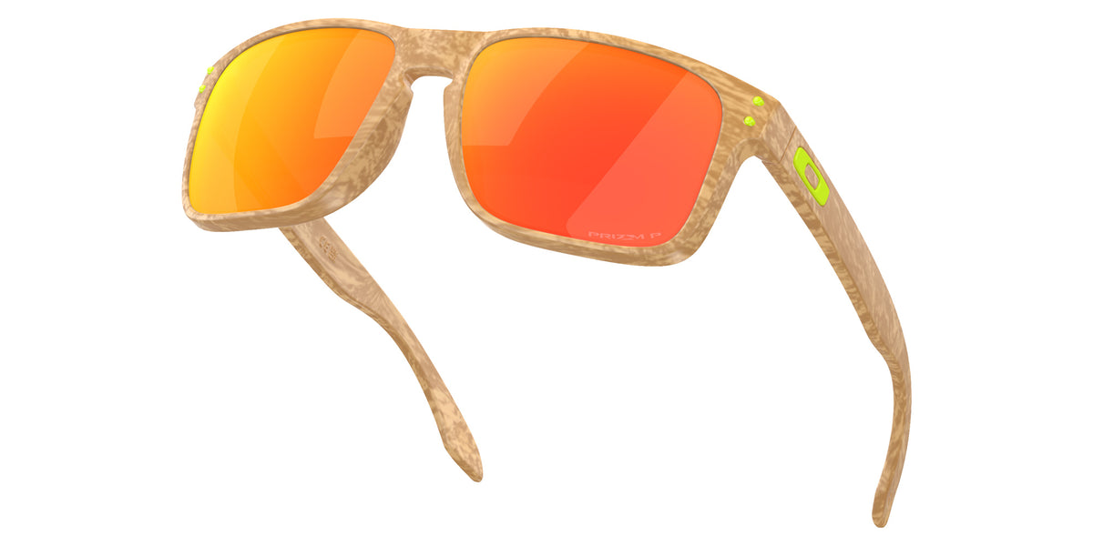 OAKLEY OO9244 Holbrook��� (Low Bridge Fit) Coalesce Collection 924474 56 - Matte Stone Desert Tan / Prizm Ruby Polarized Mirrored #id:oo9244924474_s:100120