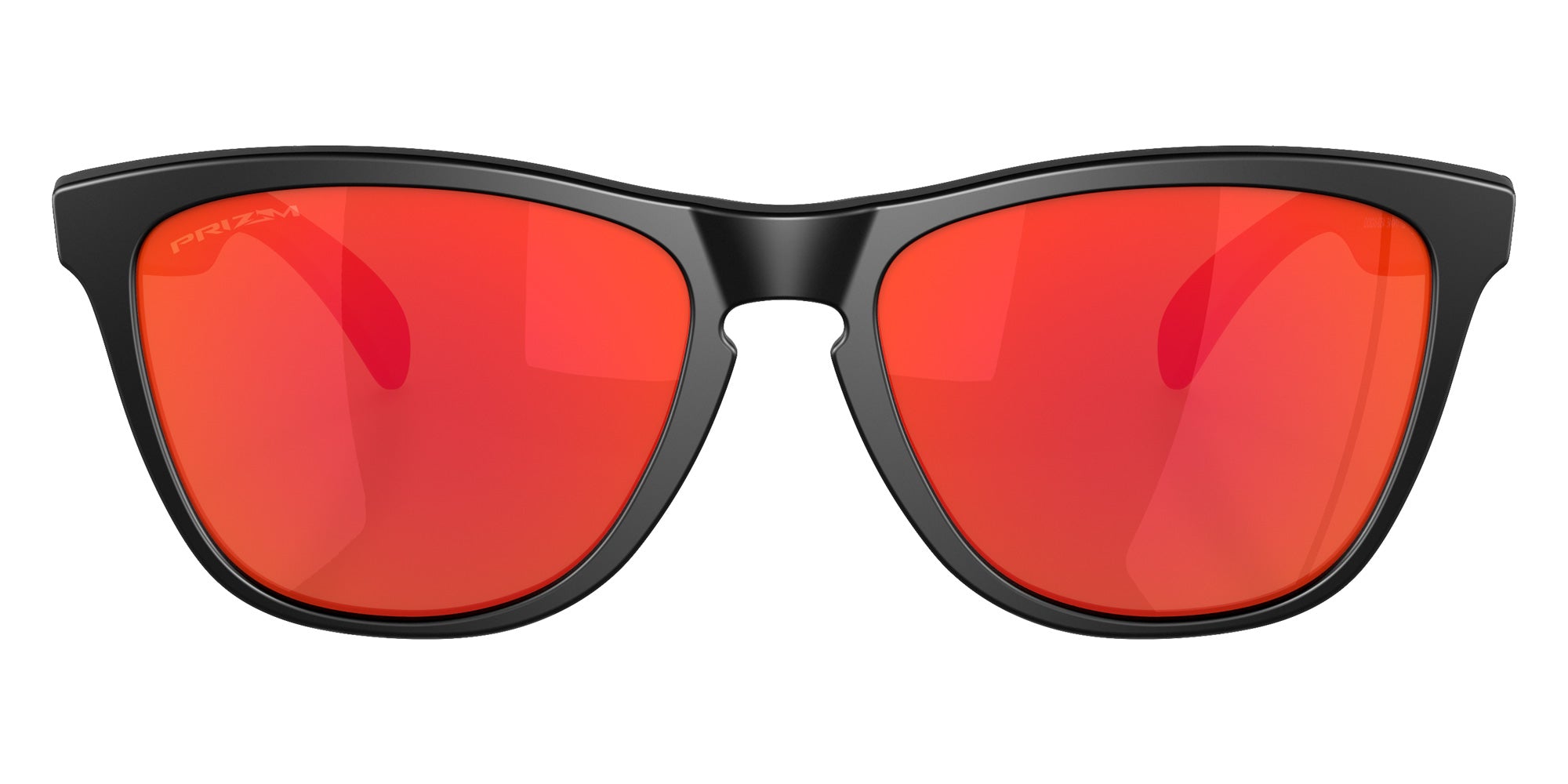 OAKLEY OO9245 Frogskins��� (Low Bridge Fit) 924563 54 - Matte Black / Prizm Ruby Mirrored #id:oo9245924563_s:100100