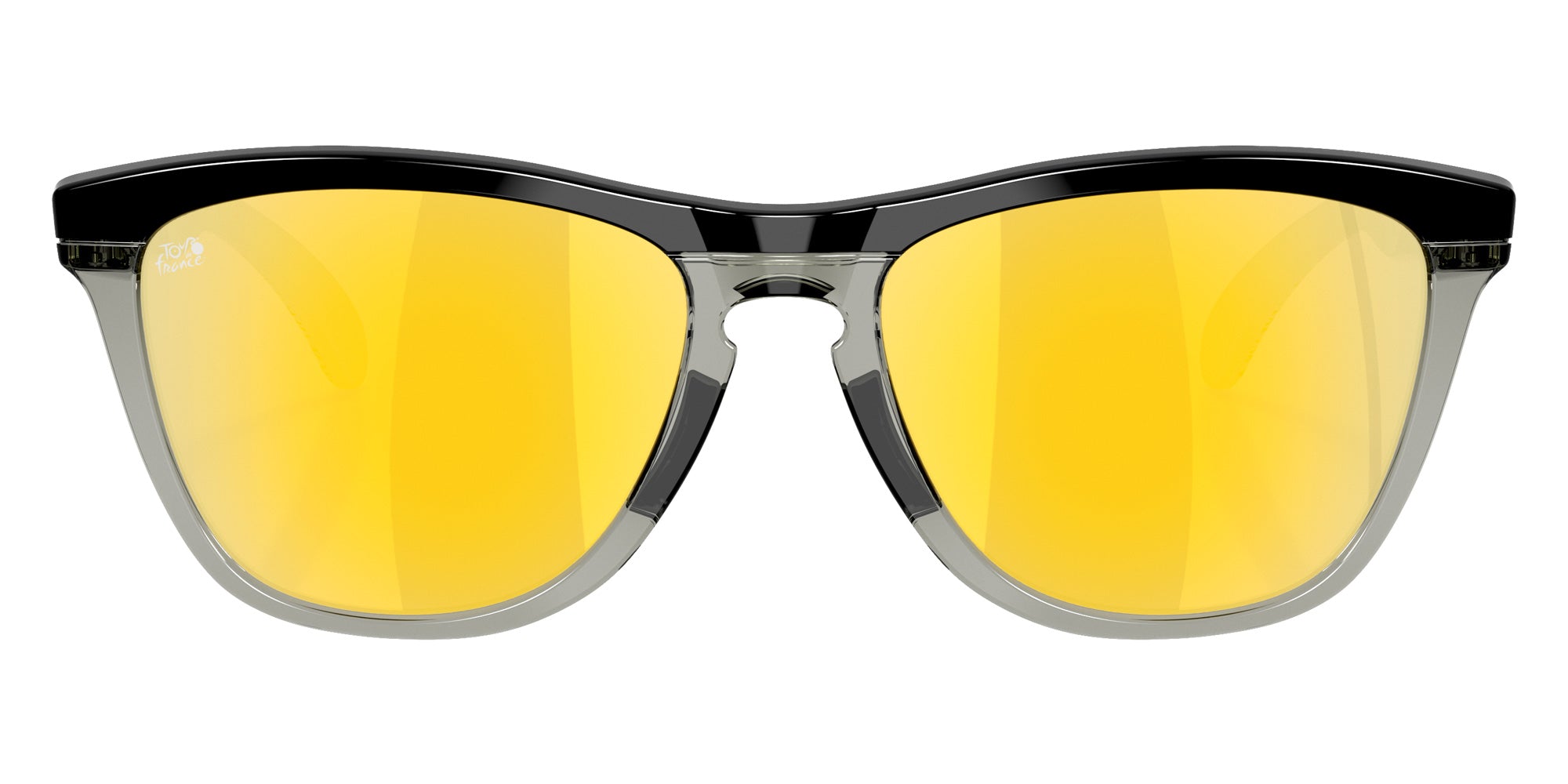 OAKLEY OO9284 2025 Tour De France��� Frogskins��� Range 928418 55 - Polished Black / Prizm 24K Polarized Mirrored #id:oo9284928418_s:100100