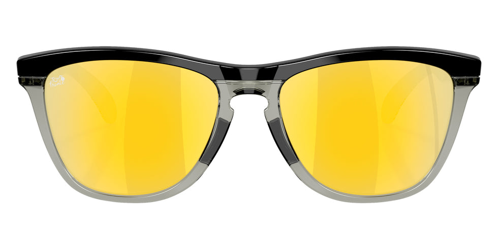 OAKLEY OO9284 2025 Tour De France��� Frogskins��� Range 928418 55 - Polished Black / Prizm 24K Polarized Mirrored #id:oo9284928418_s:100100