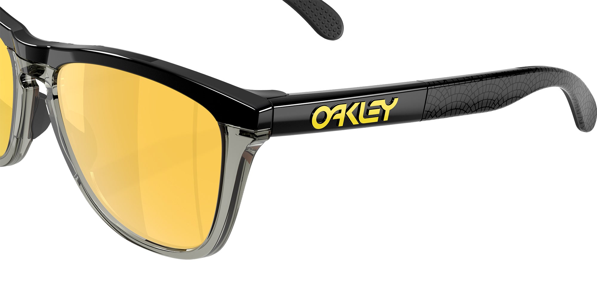 OAKLEY OO9284 2025 Tour De France��� Frogskins��� Range 928418 55 - Polished Black / Prizm 24K Polarized Mirrored #id:oo9284928418_s:100130