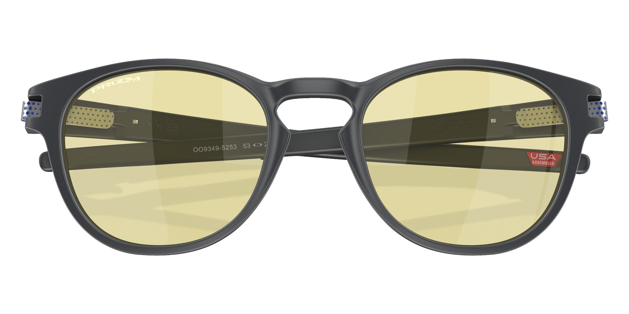 OAKLEY OO9349 Latch��� (Low Bridge Fit) Gaming 934952 53 - Matte Carbon / Prizm Gaming��� 2.0 Mirrored #id:oo9349934952_s:100120