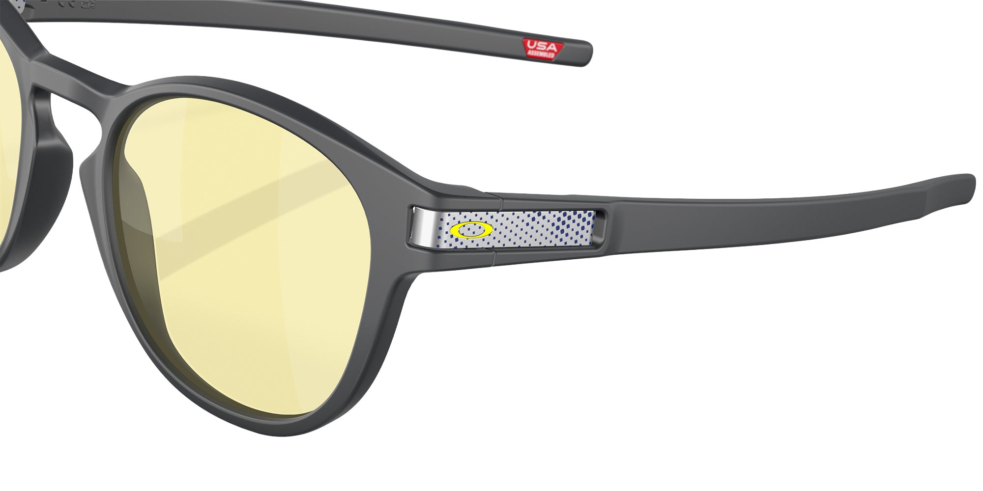 OAKLEY OO9349 Latch��� (Low Bridge Fit) Gaming 934952 53 - Matte Carbon / Prizm Gaming��� 2.0 Mirrored #id:oo9349934952_s:100130