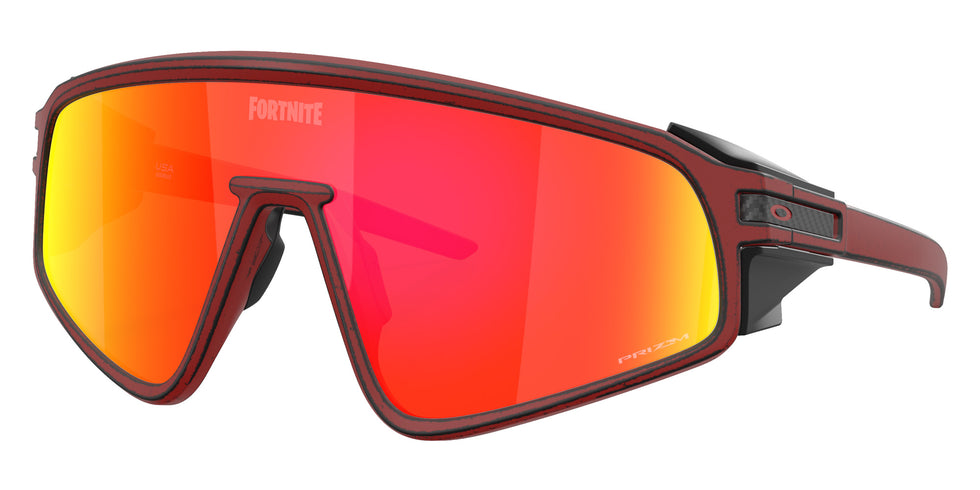 OAKLEY OO9404 Oakley X Fortnite��� Red Knight Latch��� Panel 940423 135 - Raceworn Red Knight / Prizm Ruby Mirrored #id:oo9404940423_s:100105