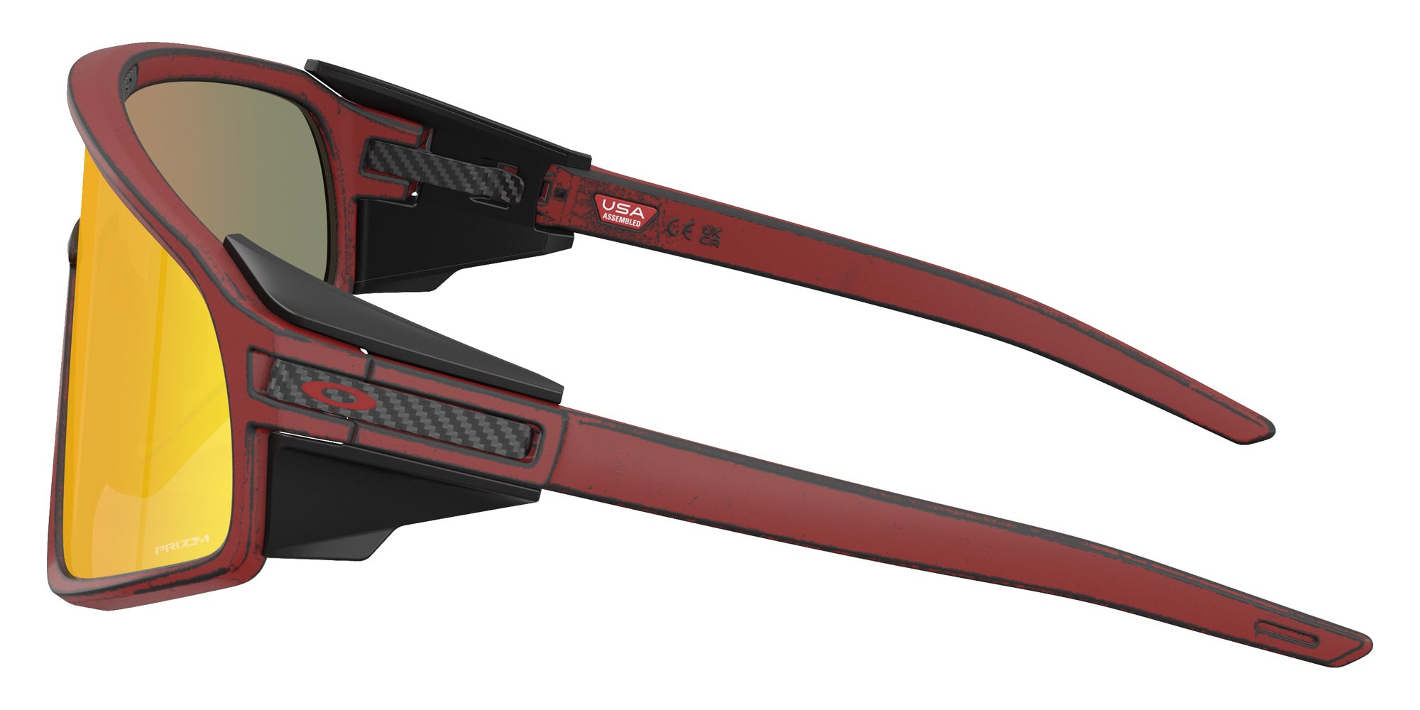 OAKLEY OO9404 Oakley X Fortnite��� Red Knight Latch��� Panel 940423 135 - Raceworn Red Knight / Prizm Ruby Mirrored #id:oo9404940423_s:100110