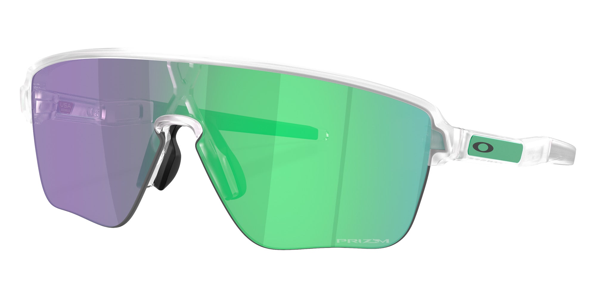OAKLEY OO9415 Corridor SQ 941512 142 - Matte Clear / Prizm Jade Mirrored #id:oo9415941512_s:100105