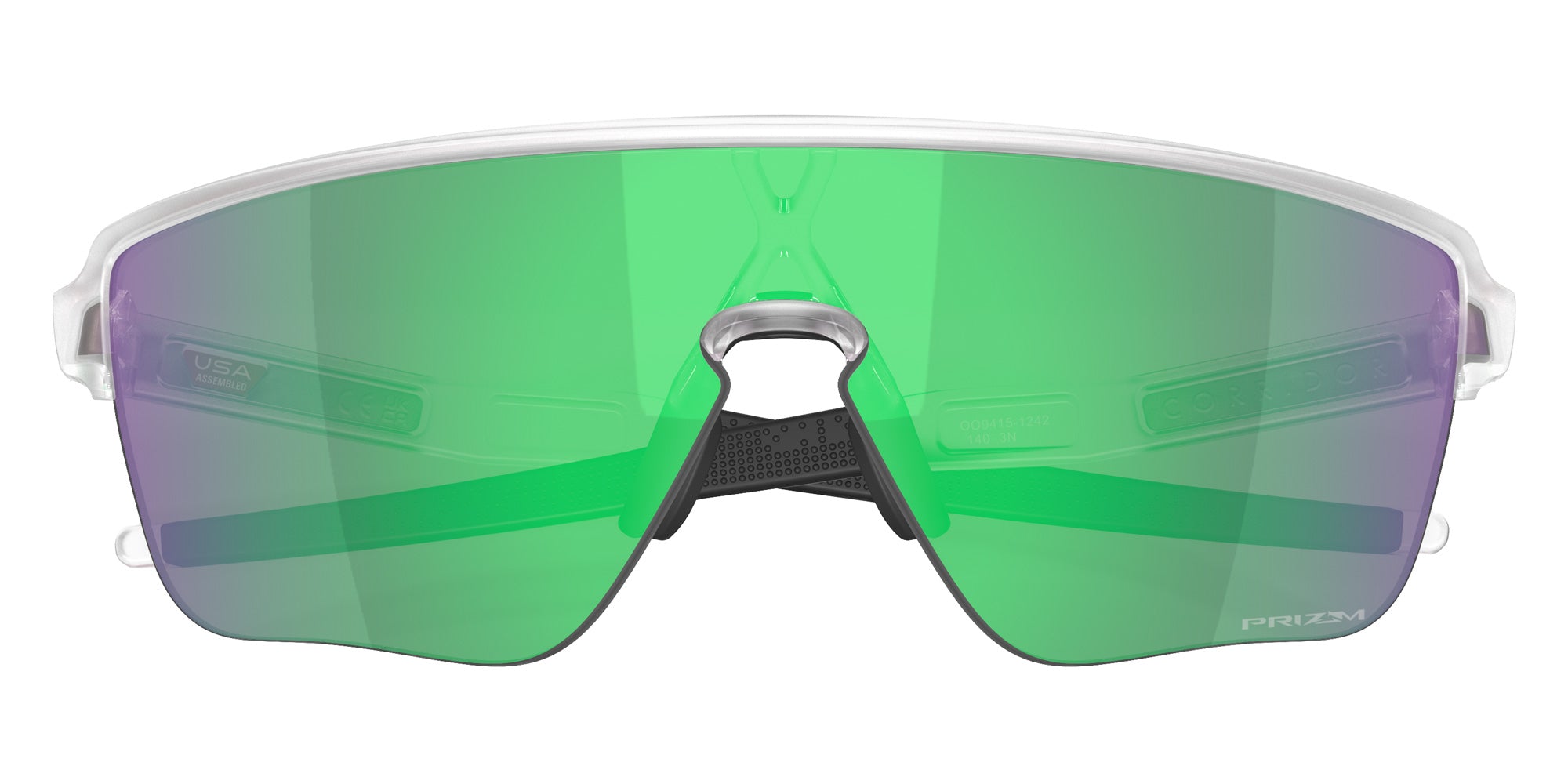 OAKLEY OO9415 Corridor SQ 941512 142 - Matte Clear / Prizm Jade Mirrored #id:oo9415941512_s:100135