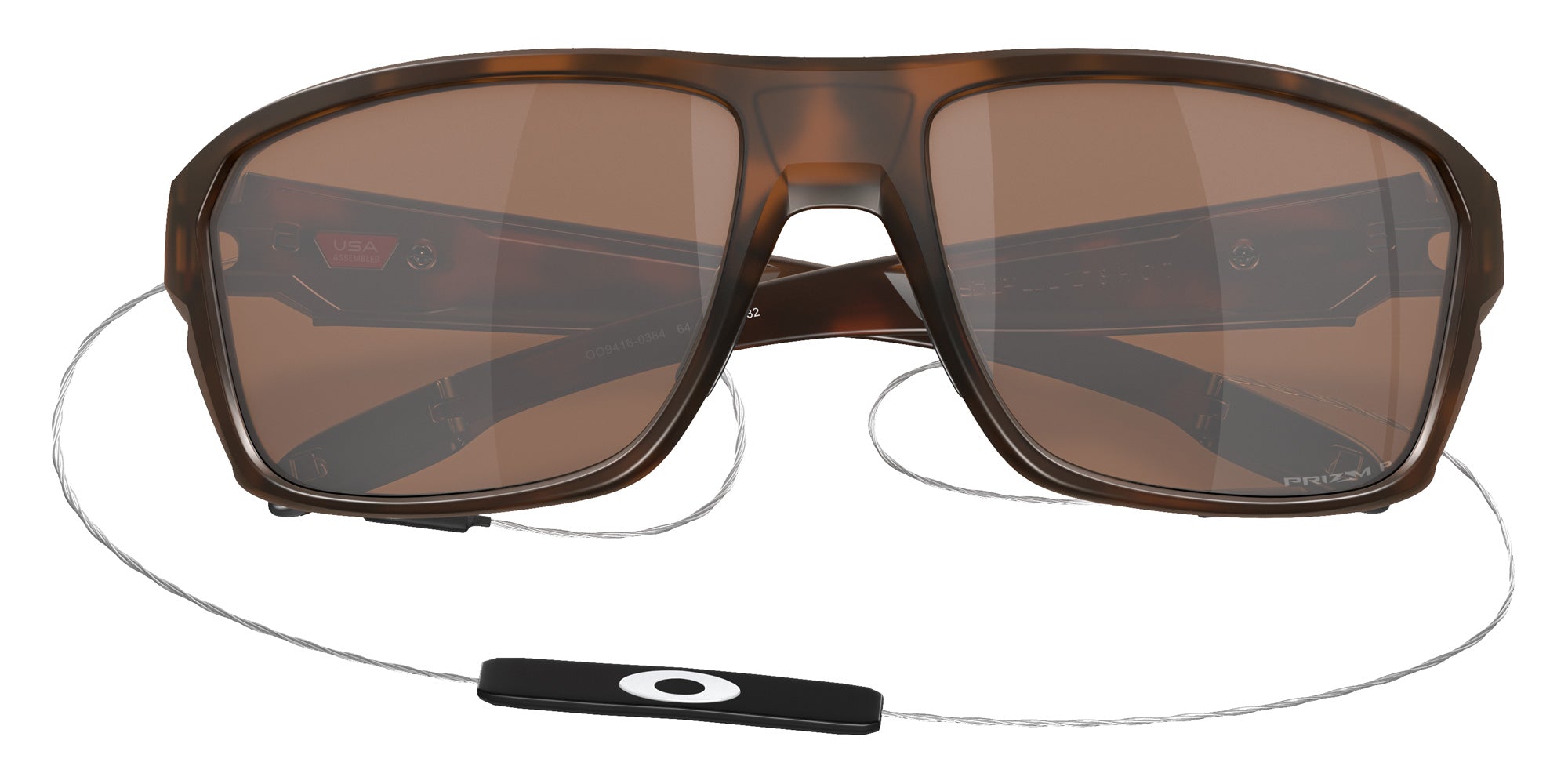 OAKLEY OO9416 Split Shot 941603 64 - Matte Tortoise / Prizm Tungsten Polarized Mirrored #id:oo9416941603_s:100120