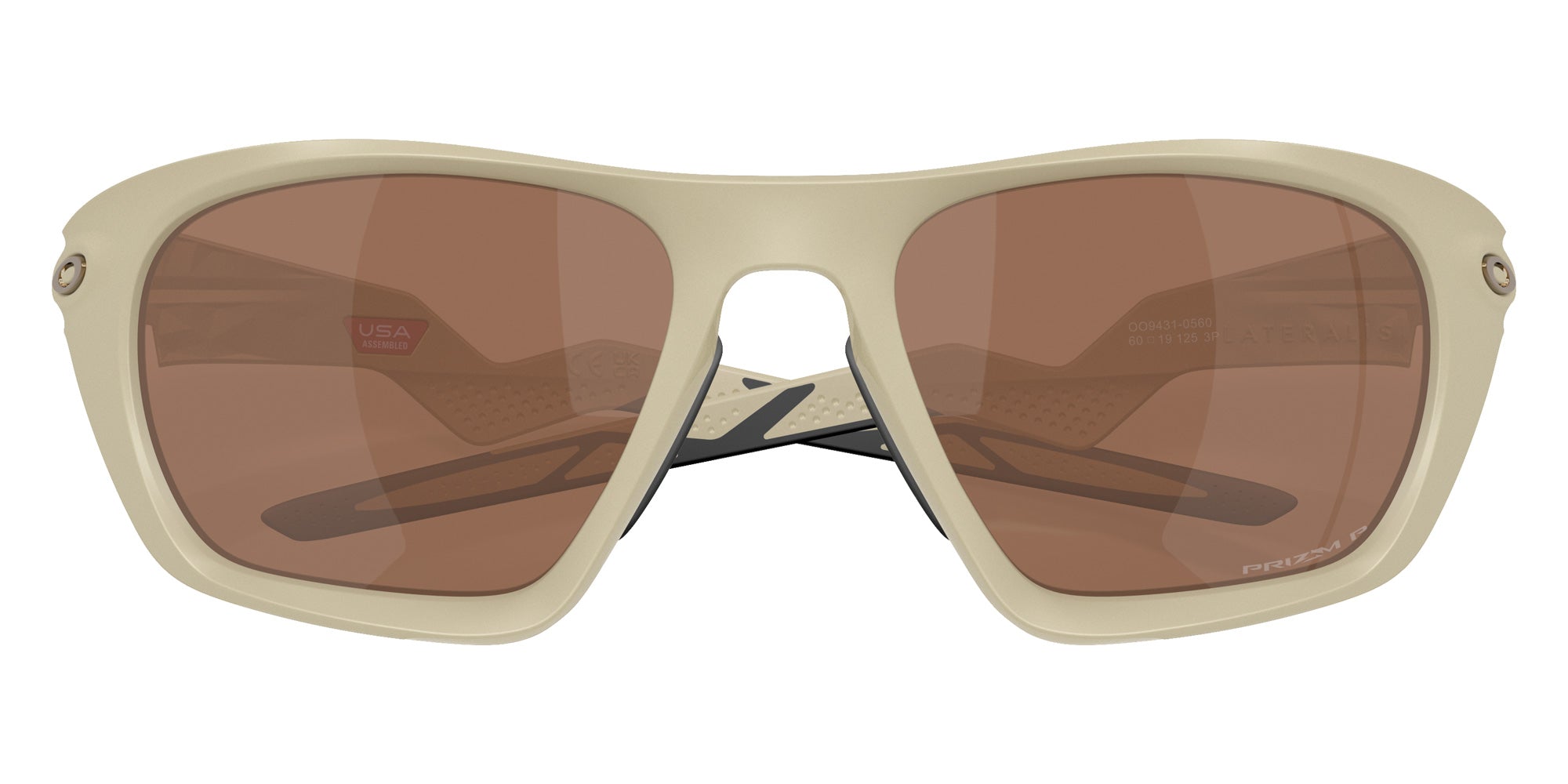 OAKLEY OO9431 Lateralis 943105 60 - Matte Sand / Tungsten Iridium Polarized Mirrored #id:oo9431943105_s:102120