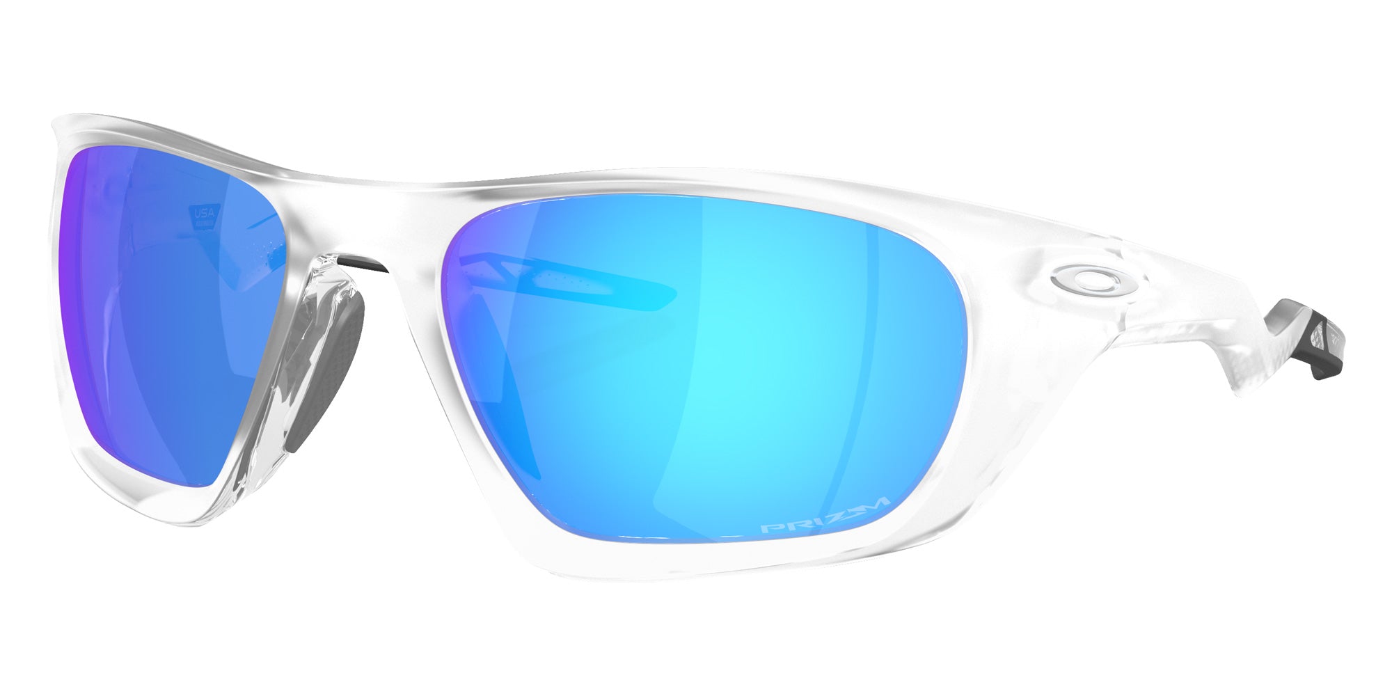OAKLEY OO9431 Lateralis 943106 60 - Matte Clear / Prizm Sapphire Mirrored #id:oo9431943106_s:104105