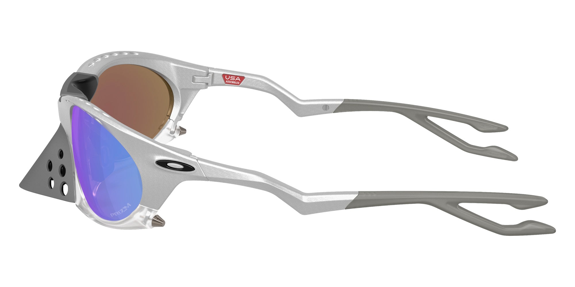 OAKLEY OO9437 Plantaris 943713 63 - X-silver / Prizm Sapphire Mirrored #id:oo9437943713_s:100110