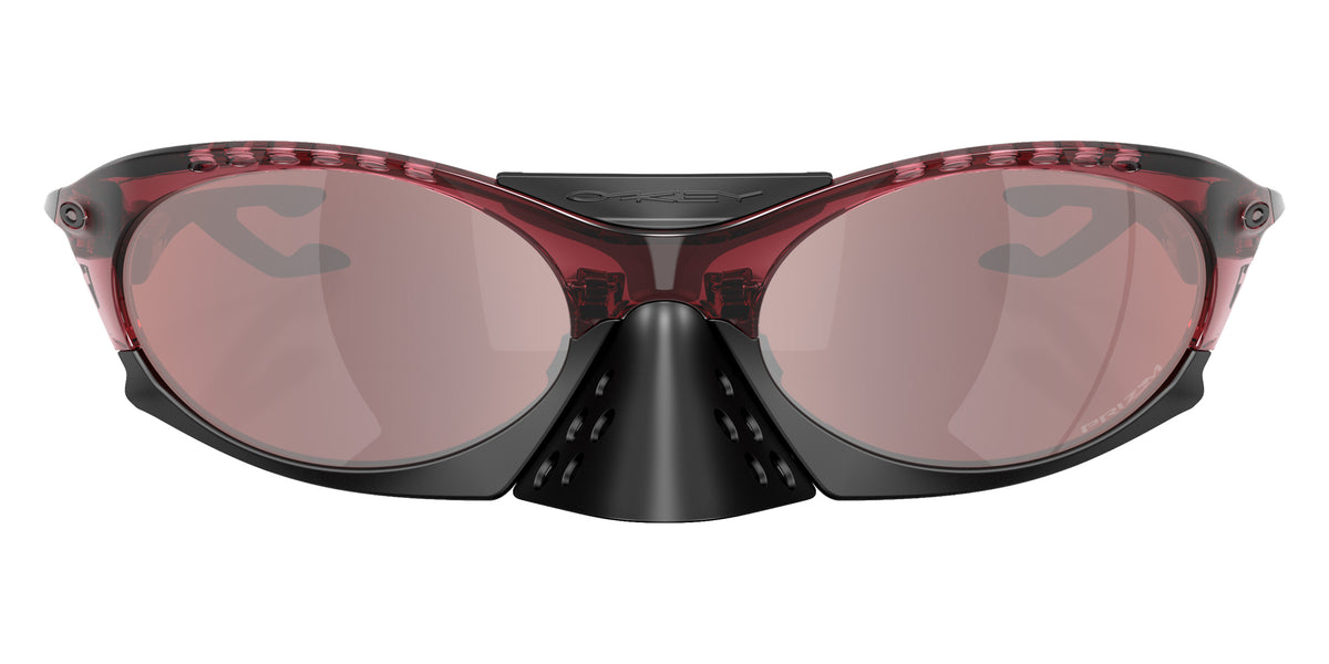 OAKLEY OO9437 Plantaris Basecamp Collection 943716 63 - Transparent Iron Red / Prizm Snow Black Iridium Mirrored #id:oo9437943716_s:100100
