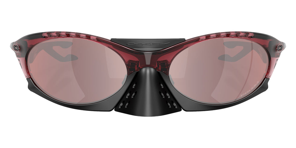 OAKLEY OO9437 Plantaris Basecamp Collection 943716 63 - Transparent Iron Red / Prizm Snow Black Iridium Mirrored #id:oo9437943716_s:100100