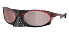 OAKLEY OO9437 Plantaris Basecamp Collection 943716 63 - Transparent Iron Red / Prizm Snow Black Iridium Mirrored #id:oo9437943716_s:100105