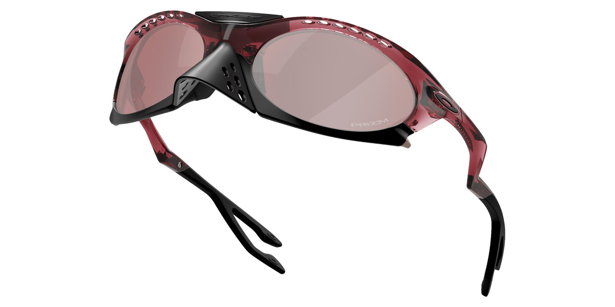 OAKLEY OO9437 Plantaris Basecamp Collection 943716 63 - Transparent Iron Red / Prizm Snow Black Iridium Mirrored #id:oo9437943716_s:100120