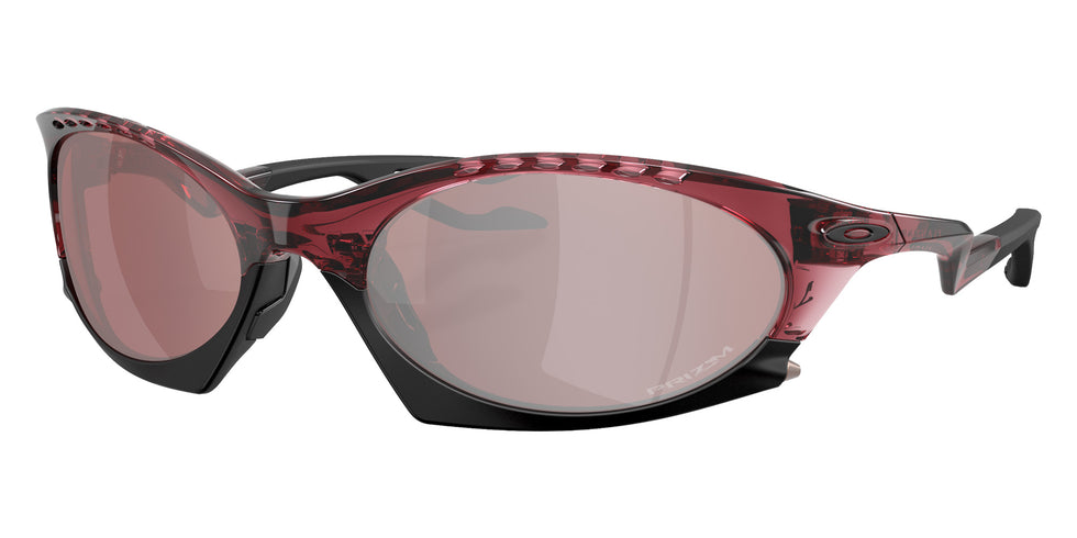 OAKLEY OO9437 Plantaris Basecamp Collection 943716 63 - Transparent Iron Red / Prizm Snow Black Iridium Mirrored #id:oo9437943716_s:100125