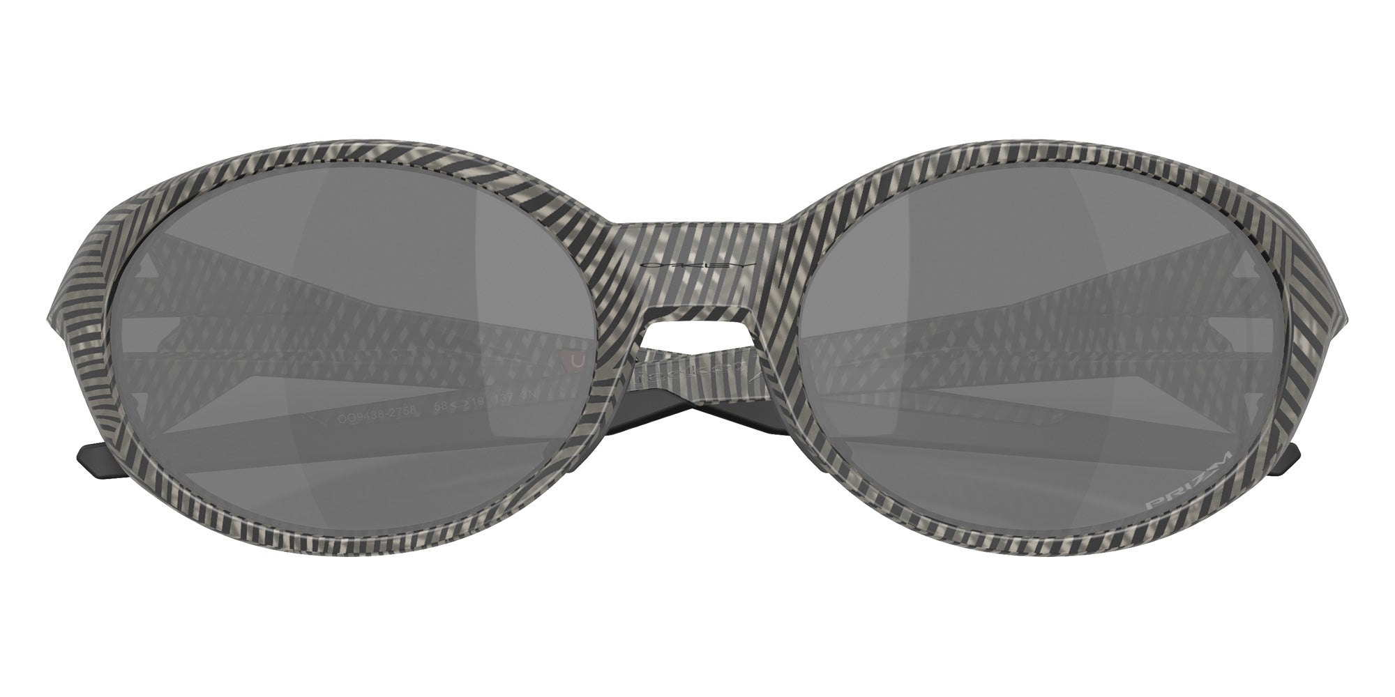 OAKLEY OO9438 Eye Jacket��� Redux Night Mission 943827 58 - Matte Gray Ink Fingerprint / Prizm Black #id:oo9438943827_s:100120