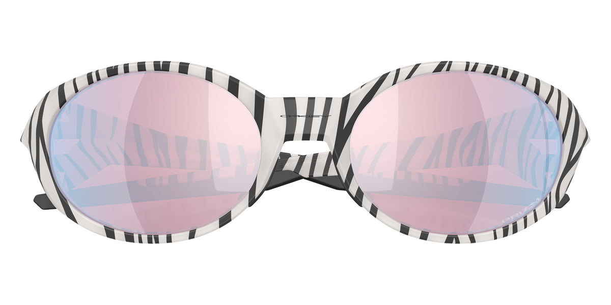 OAKLEY OO9438 Eye Jacket��� Redux 943837 58 - Transparent Vapor Bengal / Prizm Snow Sapphire Mirrored #id:oo9438943837_s:100135