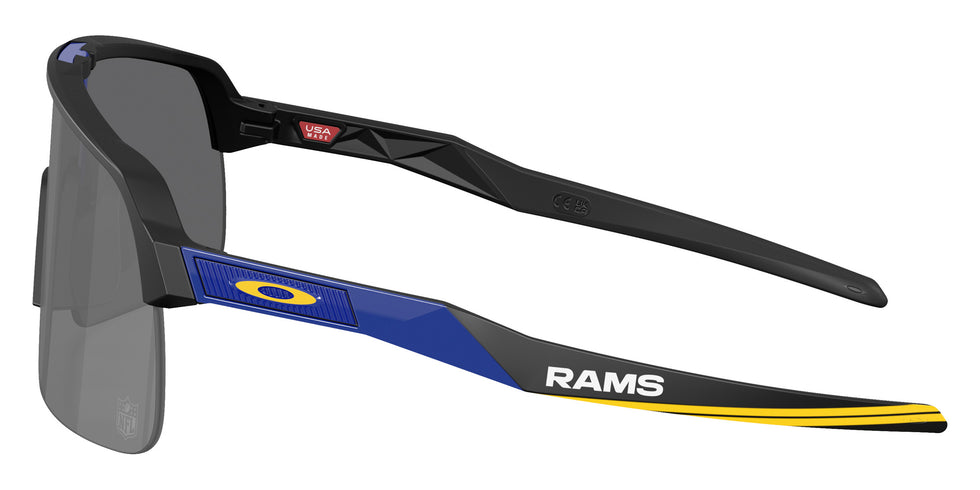 OAKLEY OO9463 Los Angeles Rams Sutro Lite 946398 139 - Matte Black / Prizm Black Mirrored #id:oo9463946398_s:100110