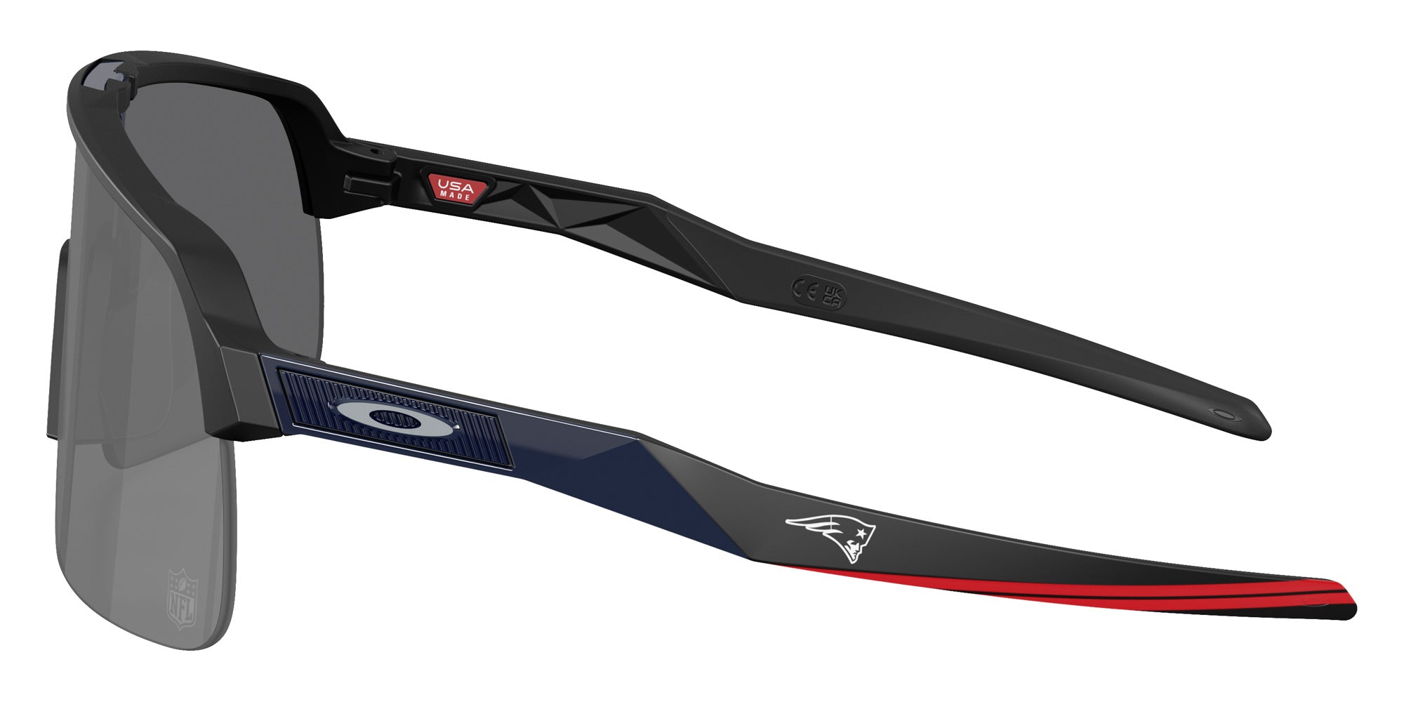 OAKLEY OO9463 New England Patriots Sutro Lite 9463A2 139 - Matte Black / Prizm Black Mirrored #id:oo94639463a2_s:100110