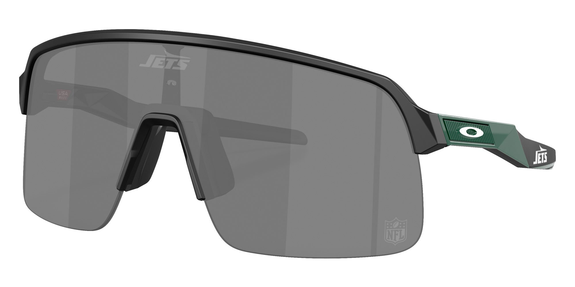 OAKLEY OO9463 New York Jets Sutro Lite 9463A5 139 - Matte Black / Prizm Black Mirrored #id:oo94639463a5_s:100105