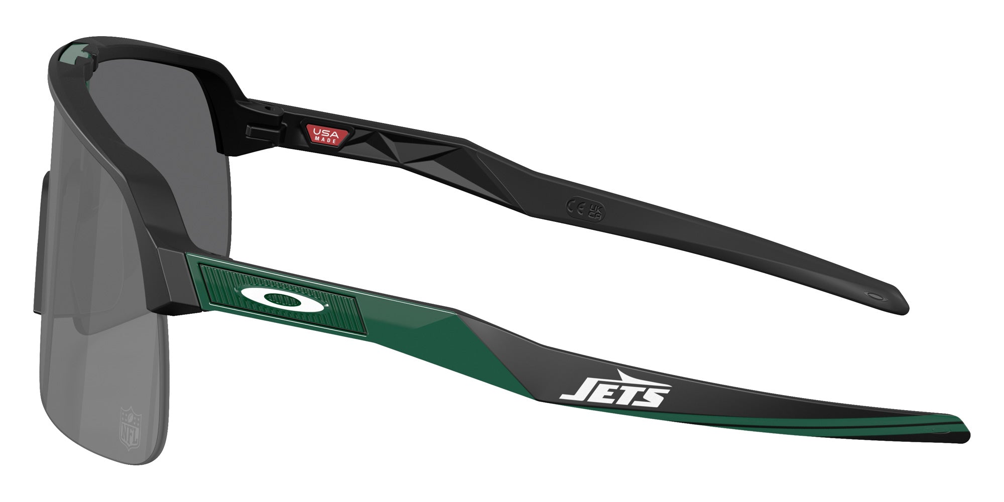 OAKLEY OO9463 New York Jets Sutro Lite 9463A5 139 - Matte Black / Prizm Black Mirrored #id:oo94639463a5_s:100110