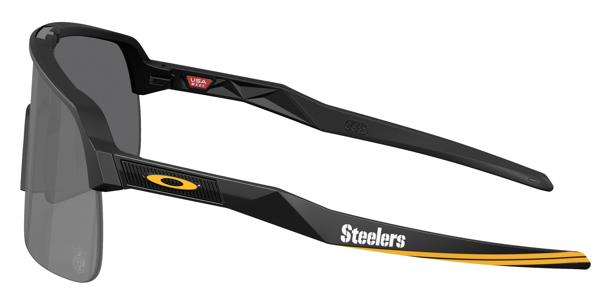 OAKLEY OO9463 Pittsburgh Steelers Sutro Lite 9463A7 139 - Matte Black / Prizm Black Mirrored #id:oo94639463a7_s:100110