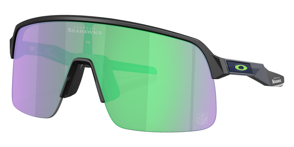 OAKLEY OO9463 Seattle Seahawks Sutro Lite 9463A8 139 - Matte Black / Prizm Road Jade Mirrored #id:oo94639463a8_s:100105