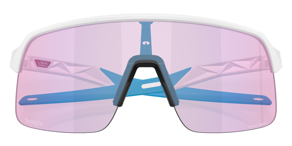 OAKLEY OO9463A Sutro��� Lite (Low Bridge Fit) 946342 139 - Matte White / Prizm Transitions Cobalt Mirrored #id:oo9463a946342_s:108135