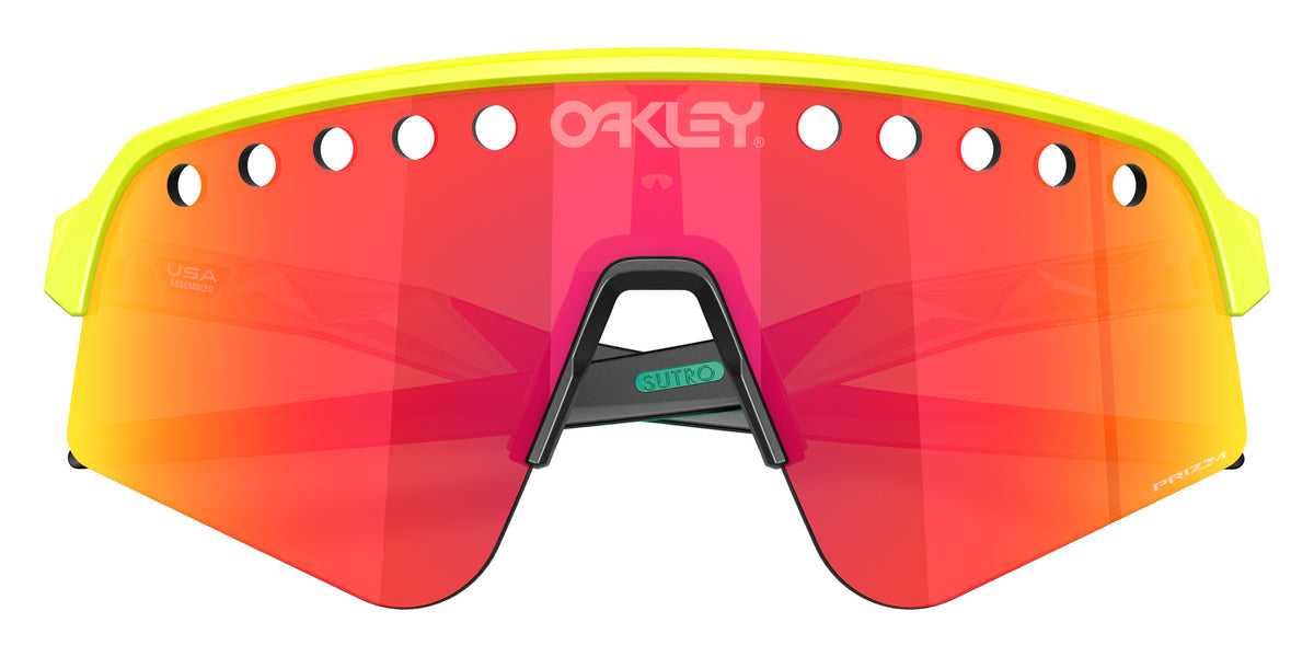 OAKLEY OO9465 Sutro��� Lite Sweep (Vented) 946506 139 - Tennis Ball Yellow / Prizm Ruby Mirrored #id:oo9465946506_s:100135