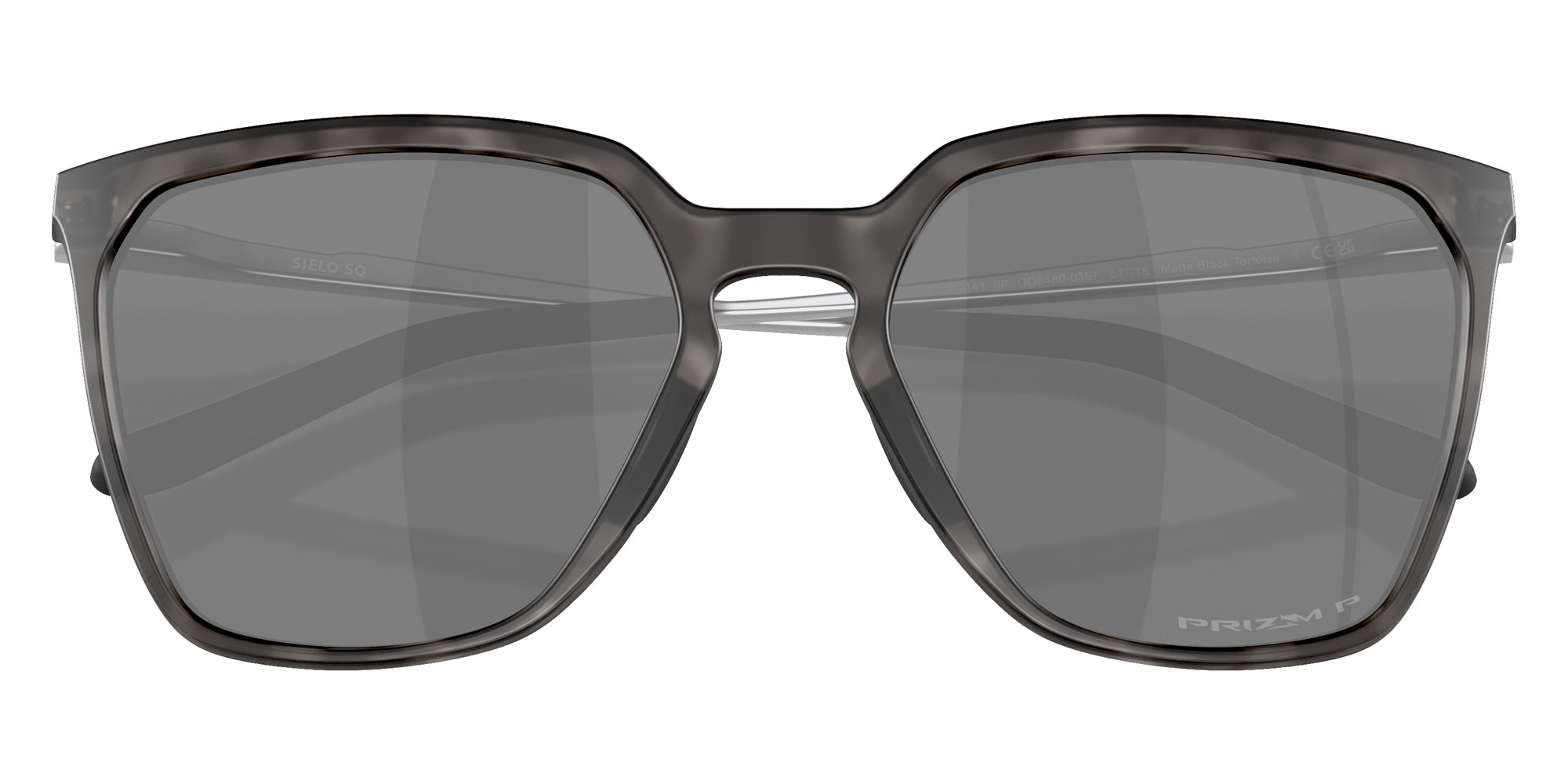OAKLEY OO9480 Sielo SQ 948003 57 - Matte Black Tortoise / Prizm Black Polarized Mirrored #id:oo9480948003_s:102120