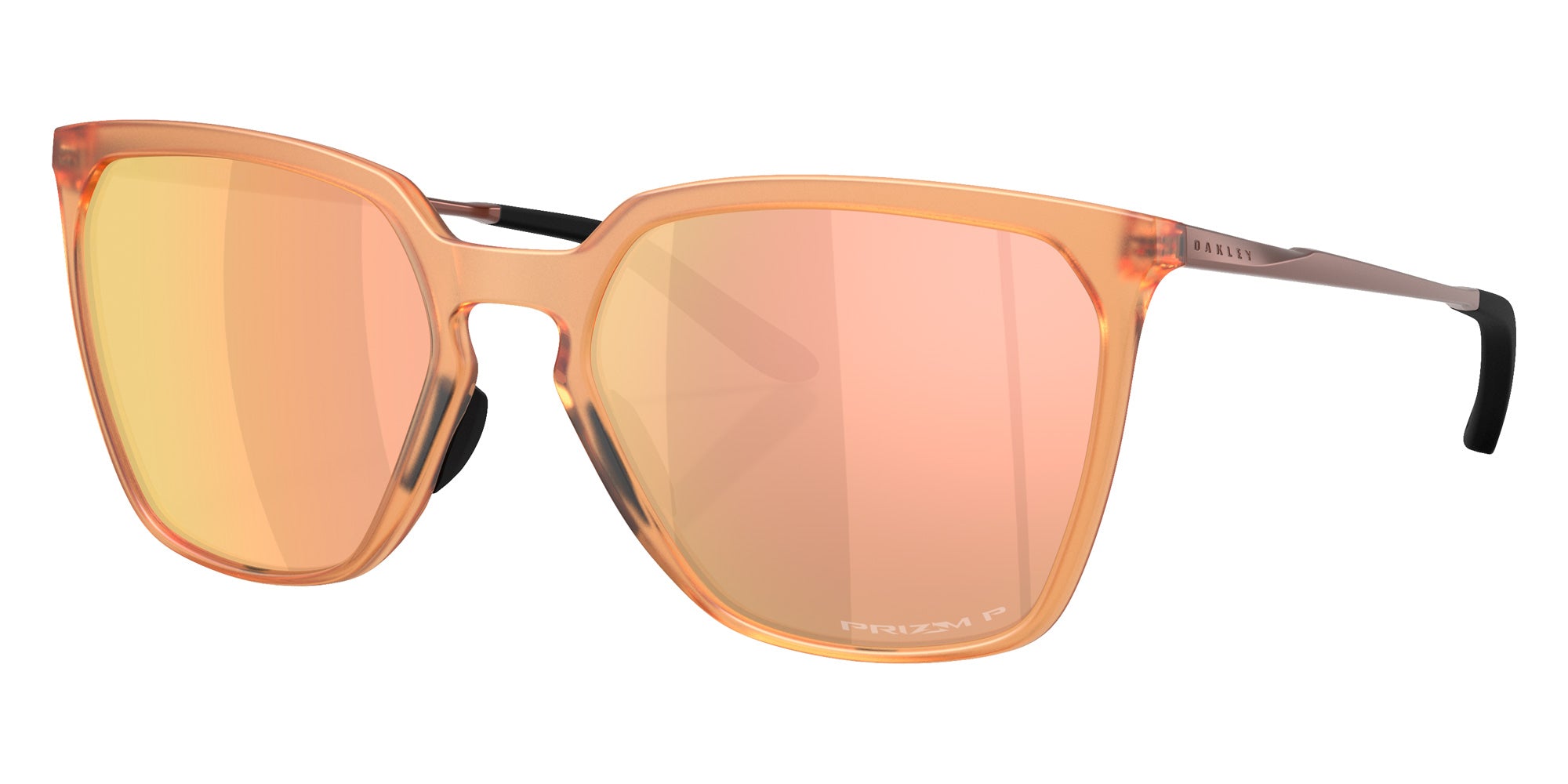 OAKLEY OO9480 Sielo SQ 948004 57 - Matte Transparent Ginger / Prizm Rose Gold Polarized Mirrored #id:oo9480948004_s:104105