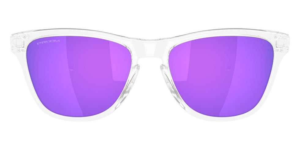 OAKLEY OO9508 Frogskins��� S 950802 53 - Polished Clear / Prizm Violet Mirrored #id:oo9508950802_s:100100